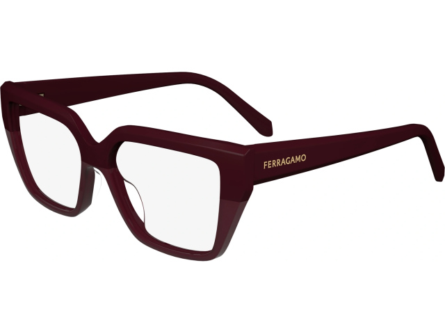 SALVATORE FERRAGAMO SF2971 601,  BURGUNDY, CLEAR