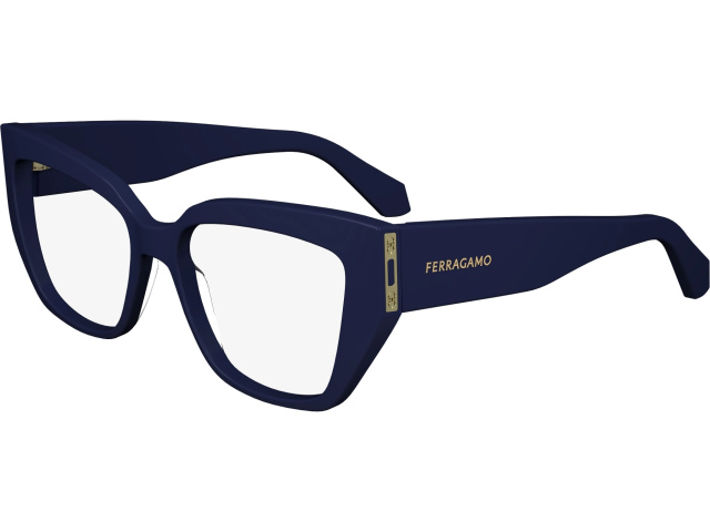 SALVATORE FERRAGAMO SF2972 414,  BLUE NAVY, CLEAR