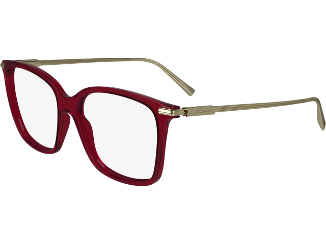 SALVATORE FERRAGAMO SF2992 612,  TRANSPARENT BURGUNDY, CLEAR