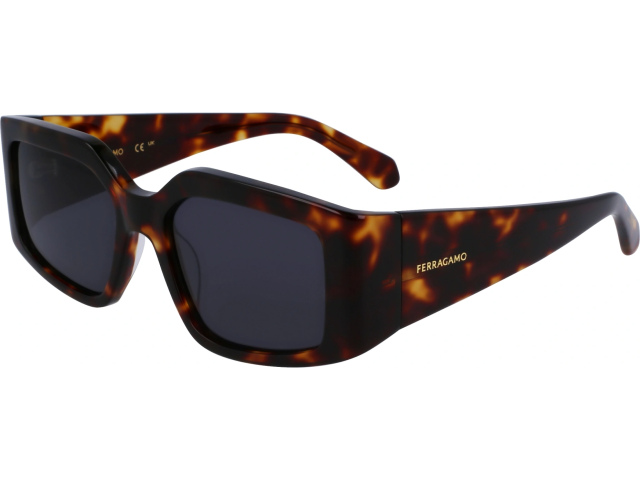 SALVATORE FERRAGAMO SF1101S 242,  DARK TORTOISE, SOLID GREY