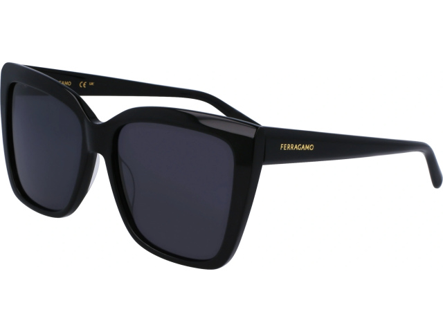 SALVATORE FERRAGAMO SF1102S 1,  BLACK, SOLID GREY
