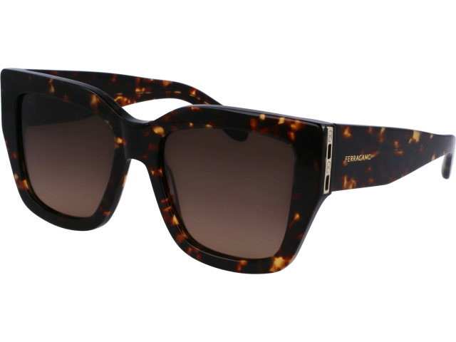 SALVATORE FERRAGAMO SF1104S 242,  DARK TORTOISE, GRADIENT GREY BROWN