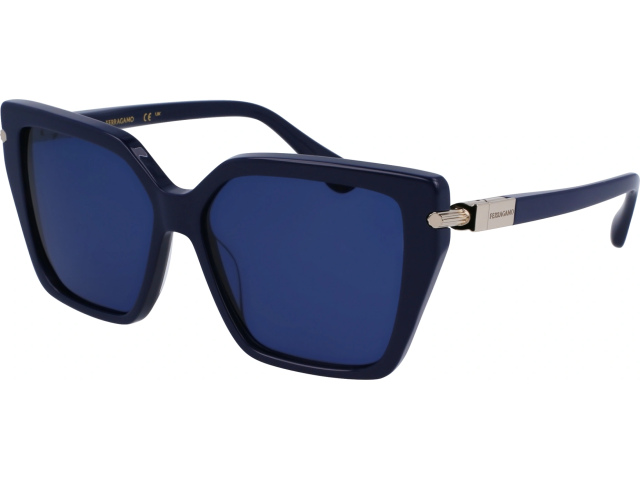 SALVATORE FERRAGAMO SF1106S 414,  BLUE NAVY, SOLID DENIM