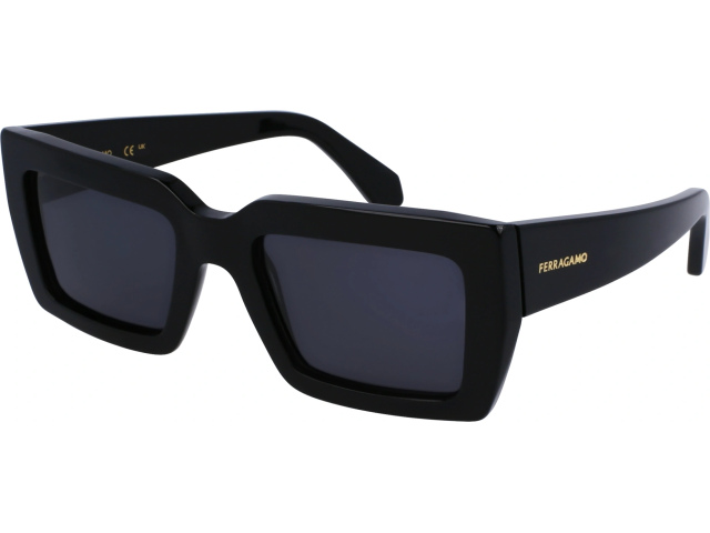 SALVATORE FERRAGAMO SF1108S 1,  BLACK, SOLID GREY