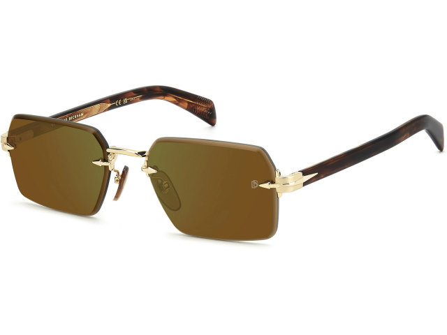 DAVID BECKHAM DB 7109/S T5U Gold Brown Horn