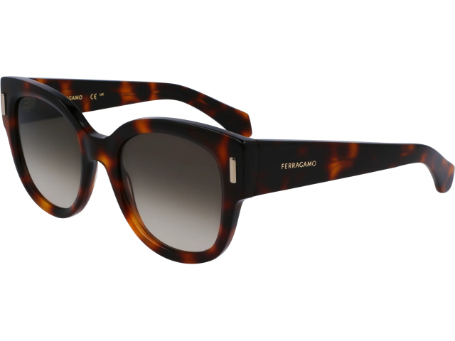 SALVATORE FERRAGAMO SF2007S 240, цвет TORTOISE, GRADIENT KHAKI