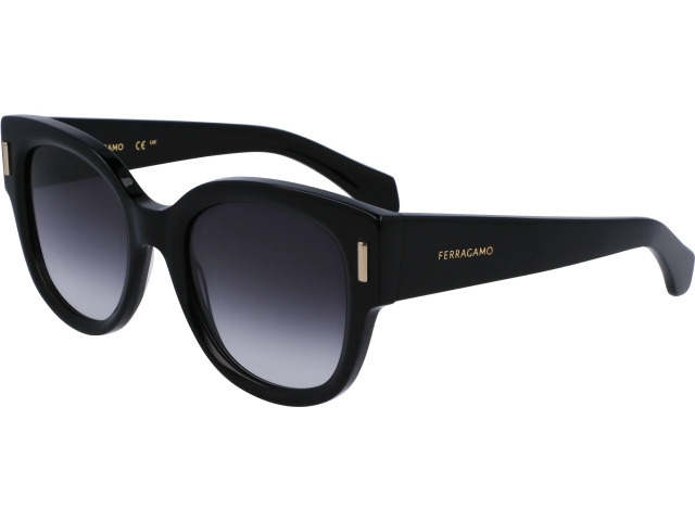 SALVATORE FERRAGAMO SF2007S 1,  BLACK, GRADIENT GREY