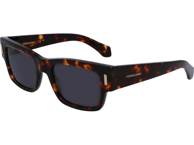 SALVATORE FERRAGAMO SF2011S 242,  DARK TORTOISE, SOLID GREY