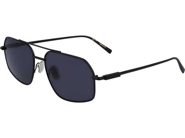 SALVATORE FERRAGAMO SF313S 2,  MATTE BLACK, SOLID GREY