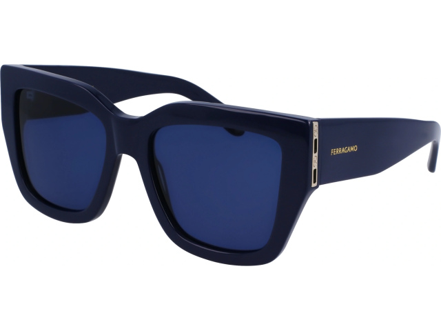 SALVATORE FERRAGAMO SF1104S 414,  NAVY BLUE, SOLID DENIM