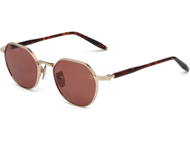 AKONI THEMIS GLD - TRT,  12k Gold, Brandy Lenses