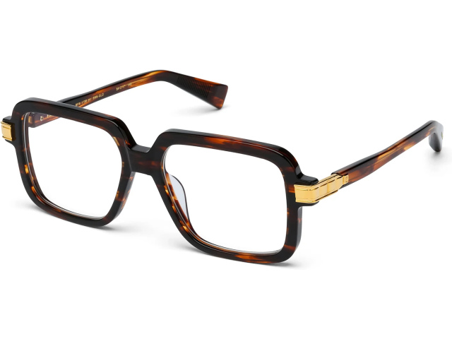 BALMAIN FRAN?OISE BRN - GLD,  Brown Swirl - 18k Gold, CLEAR