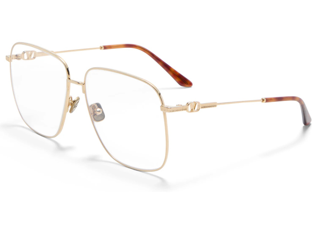 VALENTINO VLX-171 GLD - TRT,  V-Light Gold - Dark Havana, CLEAR