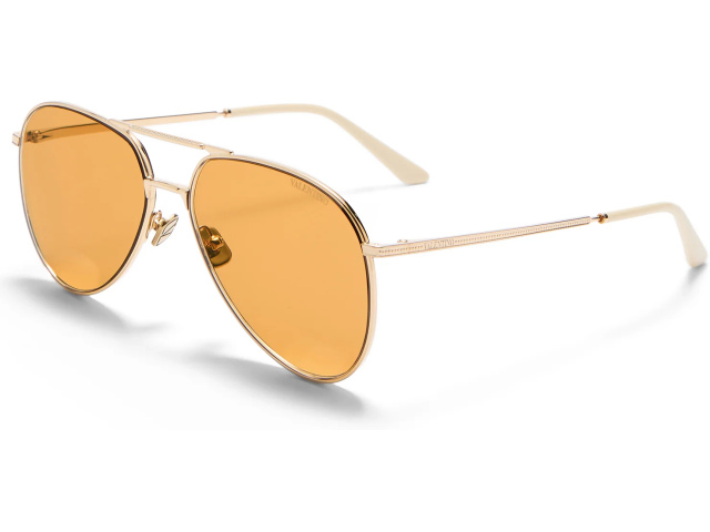 VALENTINO VLS-172 GLD - IVR,  V-Light Gold - Ivory, Amber Lenses