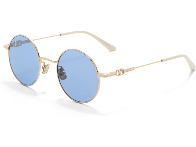 VALENTINO VLS-173 GLD - IVR,  V-Light Gold - Ivory, Blue Lenses