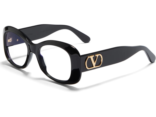 VALENTINO VLX-181 BLK - GLD,  Black - V-Light Gold, CLEAR