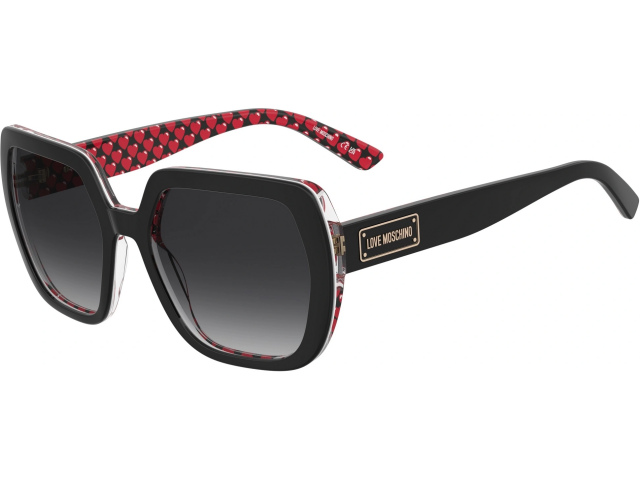 MOSCHINO LOVE MOL082/S UYY BLACK PATTERN RED
