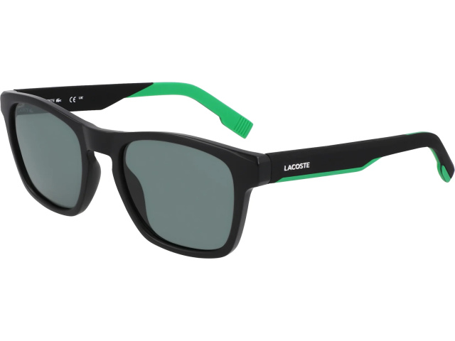 LACOSTE L6018S 002,  MATTE BLACK, Grey