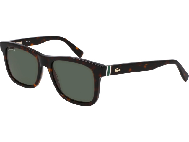 LACOSTE L6014S 230,  DARK HAVANA, Green