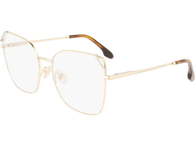 VICTORIA BECKHAM VB2125 716,  GOLD-TORTOISE, CLEAR