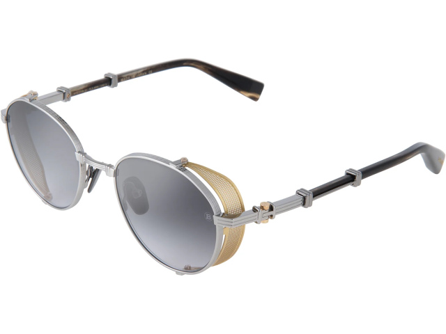 BALMAIN BRIGADE - I PLD - BRN,  Black Palladium - Gold - Dark Brown Swirl, Dark Grey to Clear