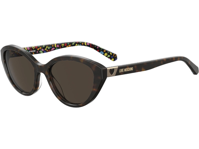 MOSCHINO LOVE MOL033/S 086,  BROWN