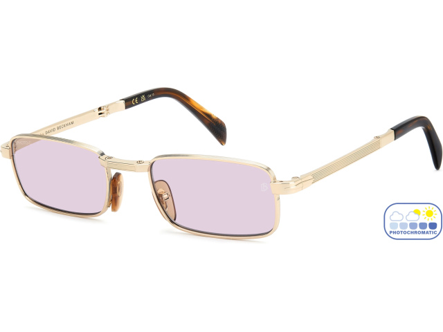 (, ) DAVID BECKHAM DB 99/ORIGAMI T5U Gold Brown Horn