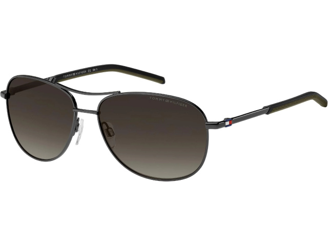 TOMMY HILFIGER TH 2023/S KJ1,  DARK RUTHENIUM, BROWN SHADED
