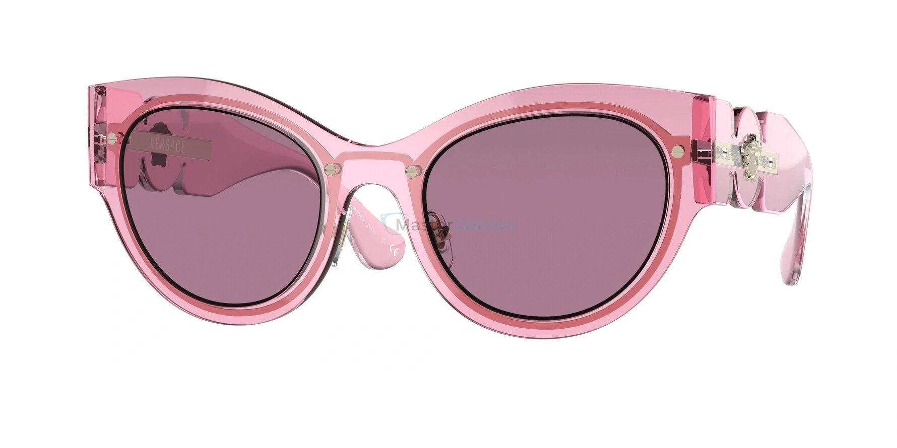 Солнцезащитные очки Versace VE2234 125284 Transparent Pink - купить в  оптике MasterGlasses