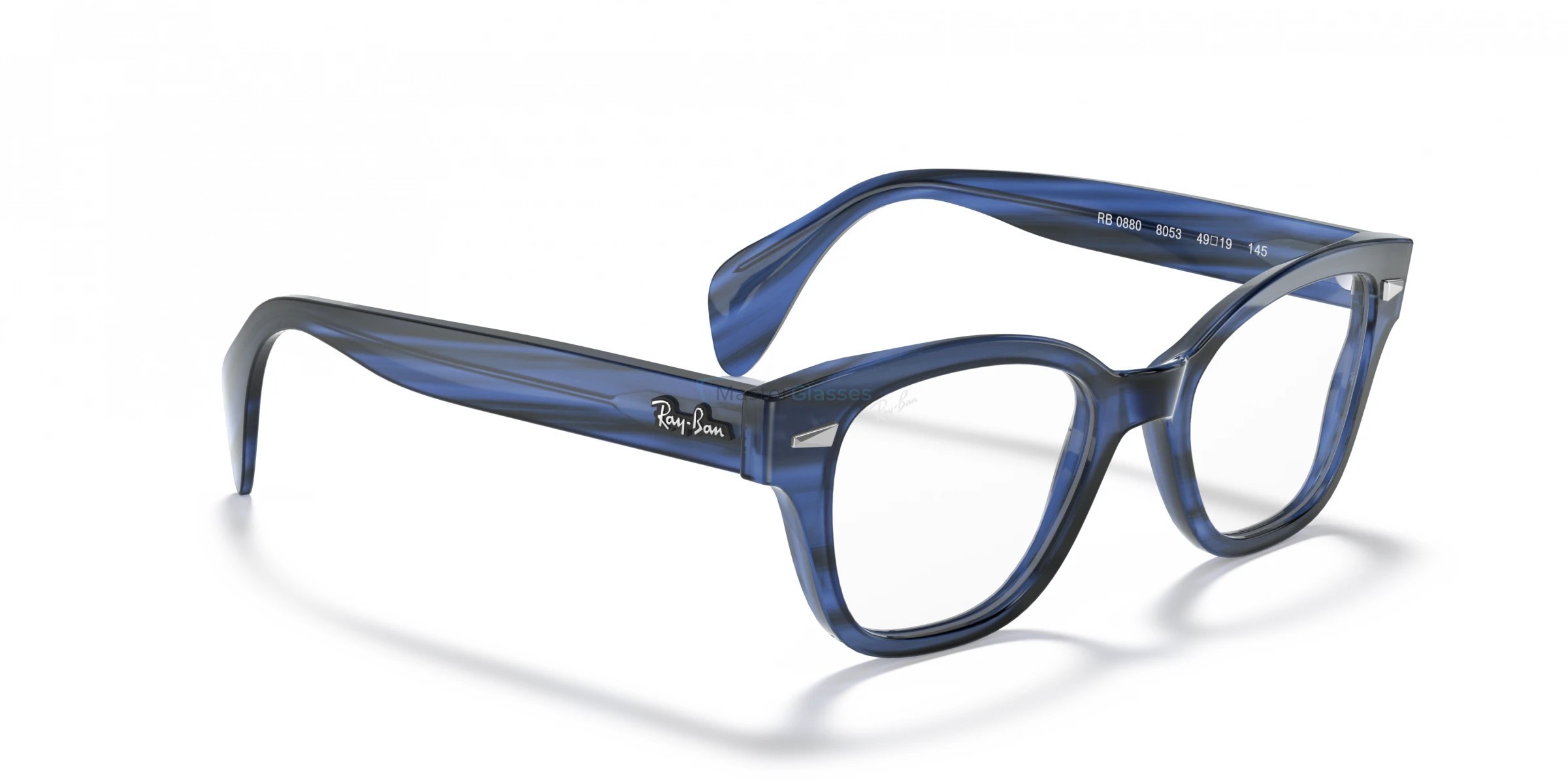 Очки унисекс ray. RB 5283 8053 Striped Blue and Grey 5750.