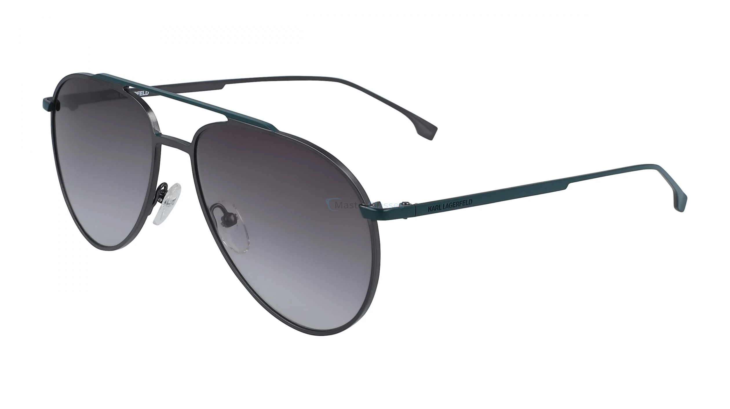 Солнцезащитные очки KARL LAGERFELD KL305S 509, цвет GRADIENT BLACK ...